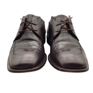 Ermengildo Zegna Classic Brown Leather Men's‎ Shoes size 9